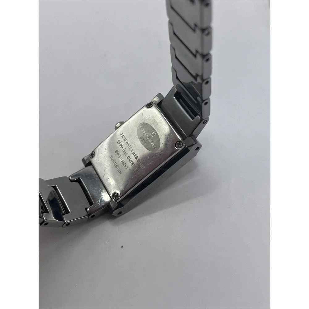 Roberto Bianci Women's Tungsten Watch Swiss Quartz Sapphire‎ Crystal- Working